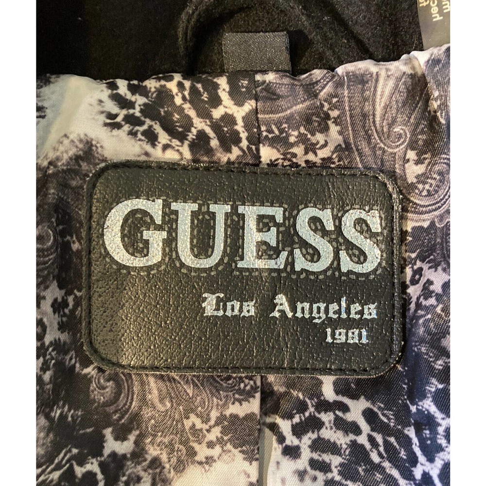 Guess Wool Button Front Peacoat Size Small Women’… - image 3